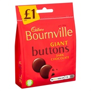 Cadbury Bournville Giant Buttons Dark Chocolate
