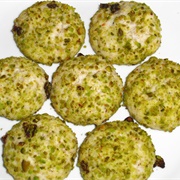 Vegan Almond and Pistachio Cookies With Cranberries