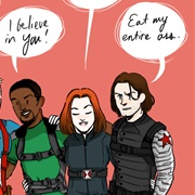 Sambuckynat - Sam, Bucky and Natasha