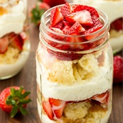 Strawberry Shortcake Trifles