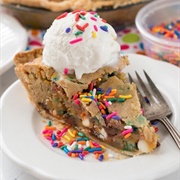 Cake Batter Cookie Pie