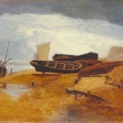 Seashore With Boats (John Sell Cotman)