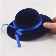Doll Girl Blue Hat