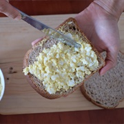 Egg and Whole Grain Barley Toast