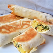 Egg and Onion Wrap