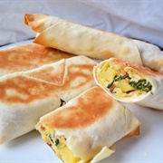 Egg and Onion Wrap
