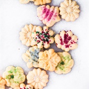 Cardamom Spritz Cookies