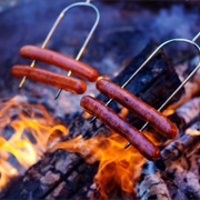 Roast Hot Dogs