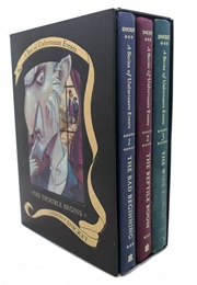 The Trouble Begins:  a Box of Unfortunate Events, Books 1-3 (Lemony Snickett)