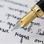 Written With a Fountain Pen