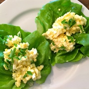 Egg and Lettuce Wrap