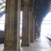 Between Platform 4 and 5, King's Cross Station