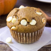 Pumpkin & White Chocolate Muffin
