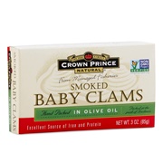 Smoked Baby Clams in Olive Oil