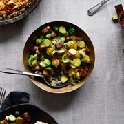 Brussel Sprouts W Braised Chestnuts