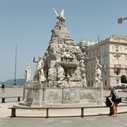 Fountain of the Four Continents, Trieste