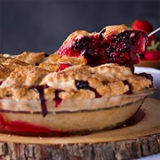 Triple Berry Plum Pie