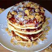 Frosted Flakes Pancakes