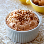 Butterscotch Toffee Cheesecake Dip