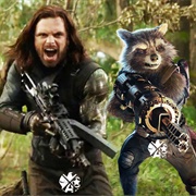 Bucket - Bucky Barnes and Rocket Raccoon