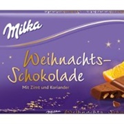 Milka Weihnachtsschokolade