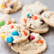 Banana Cream Pie M&M Cookies