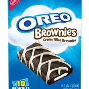 Creme Filled Oreo Brownie