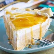 White Chocolate Caramel No Bake Pumpkin Pie