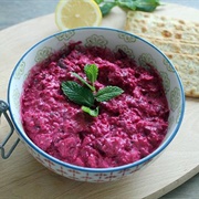 Beetroot and Mint Dip