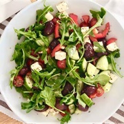 Apple and Greek Salad