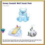 Snowy Summit Wolf