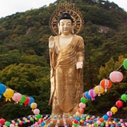 Golden Buddha (Maitreya) of Beopjusa, South Korea