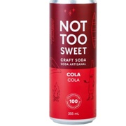 Not Too Sweet Craft Soda Cola