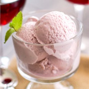 Red Wine Ice Cream