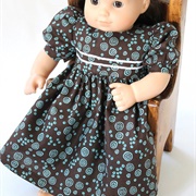 Baby Doll Brown Dress