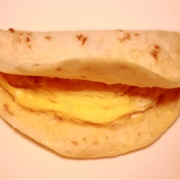 Egg and Italian Cheese Wrap