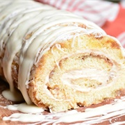 Cinnamon Roll Cake Roll