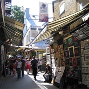 Rue Du Trésor, Outdoor Art Gallery