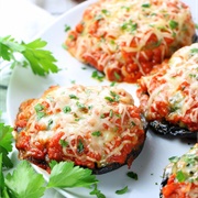 Chicken Parmesan Stuffed Portobello