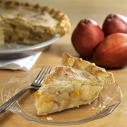 Red Anjou Pear Pie