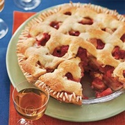 Pear Raspberry Cobbler Pie