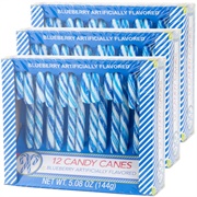 Blueberry Candy Canes