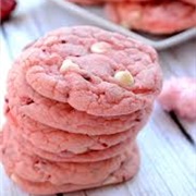 Strawberry Milkshake Cookies