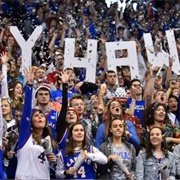 Kansas: "Rock Chalk, Jayhawk"