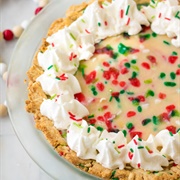 Christmas Sugar Cream Pie