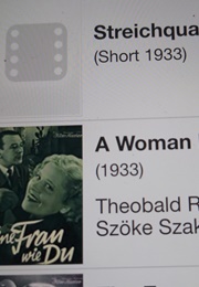 A Woman Like You (1933)