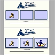 AOL Dial-Up (Took Forever)