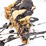 Snickers Caramel Monster Cookie Pie