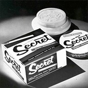 1956: Secret Deodorant