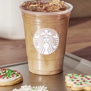 Starbucks Iced Sugar Cookie Almondmilk Latte